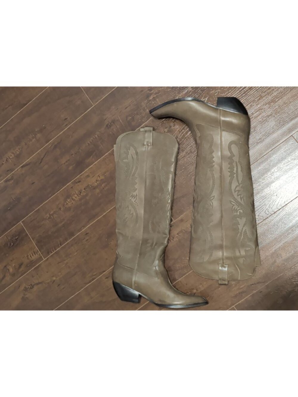NEW Jeffrey Campbell Finn Tall Western Boots Festival Cowgirl Cottagecore 9.5 - Picture 3 of 10